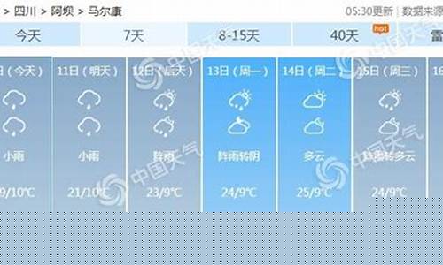 马尔康天气预报7天_马尔康天气预报7天准确吗请问