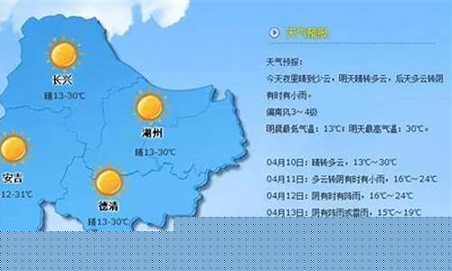 未来三天湖州天气_湖州未来一周天气预报最新消息今天