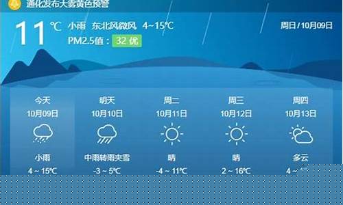 通化天气预警情况_通化天气预警