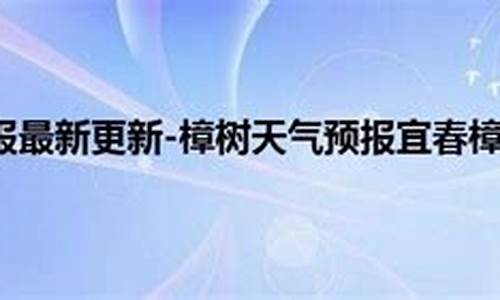樟树市天气预报30天准确一览表最新版_樟树市的天气预报