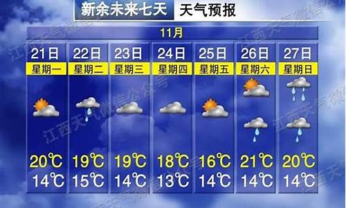 新余天气预报一周7天_新余天气预报一周7天查询结果表格下载