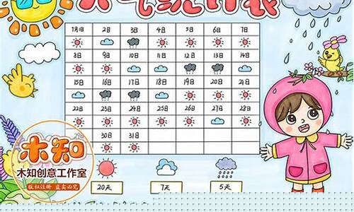 一周的天气统计图怎么画_一周天气统计表分析