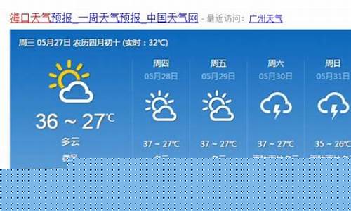 海口天气预报一周天气预报15天准确_海口天气预报一周天气预报15天准确度