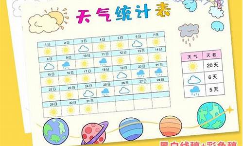 一周天气情况统计表手抄报怎么写_一周天气情况统计表手抄报